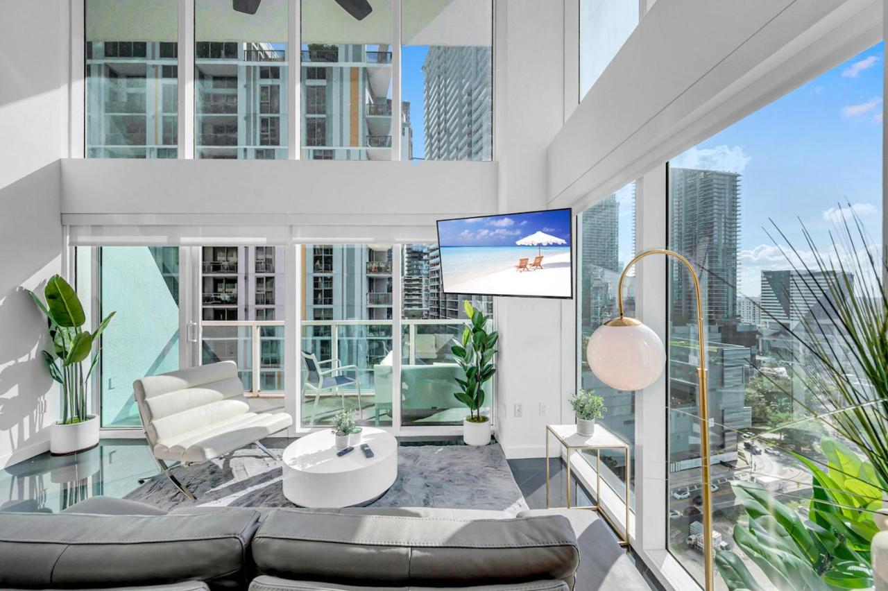 Iconic 2 Bedroom Loft Brickell-Stunning Views Miami Exterior foto